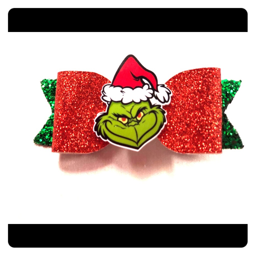 Christmas hair bow set